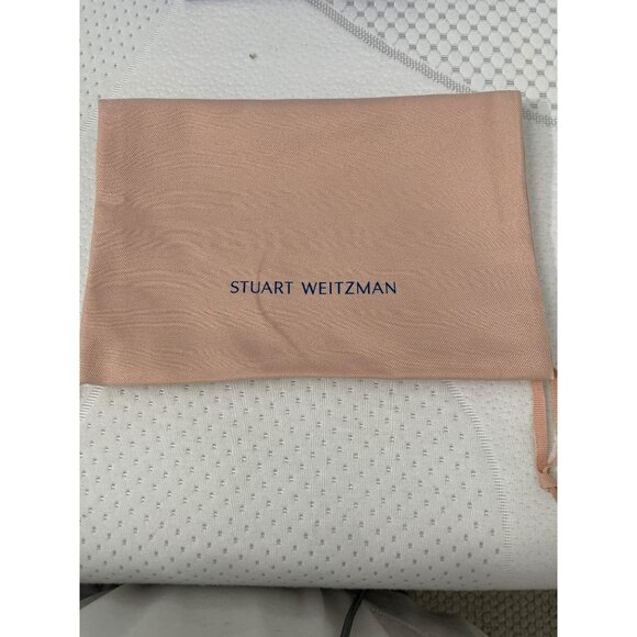 Stuart Weitzman $475 Claris Red Patent Leather Rhinestone Slingback 7.5 NEW - Picture 10 of 10